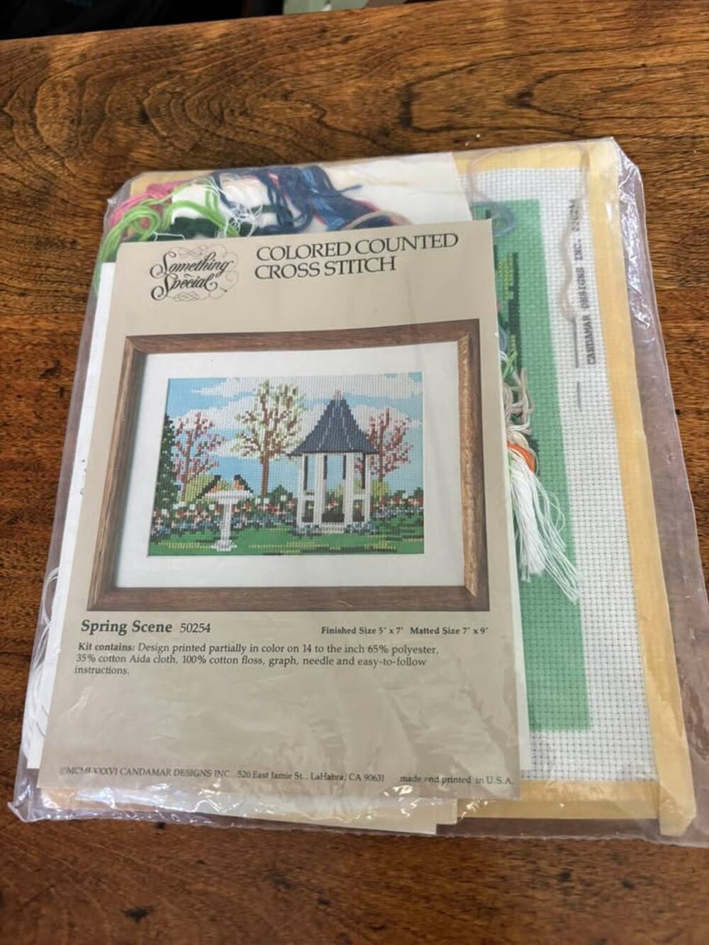 Vintage Something Special Cross Stitch Set New Deadstock